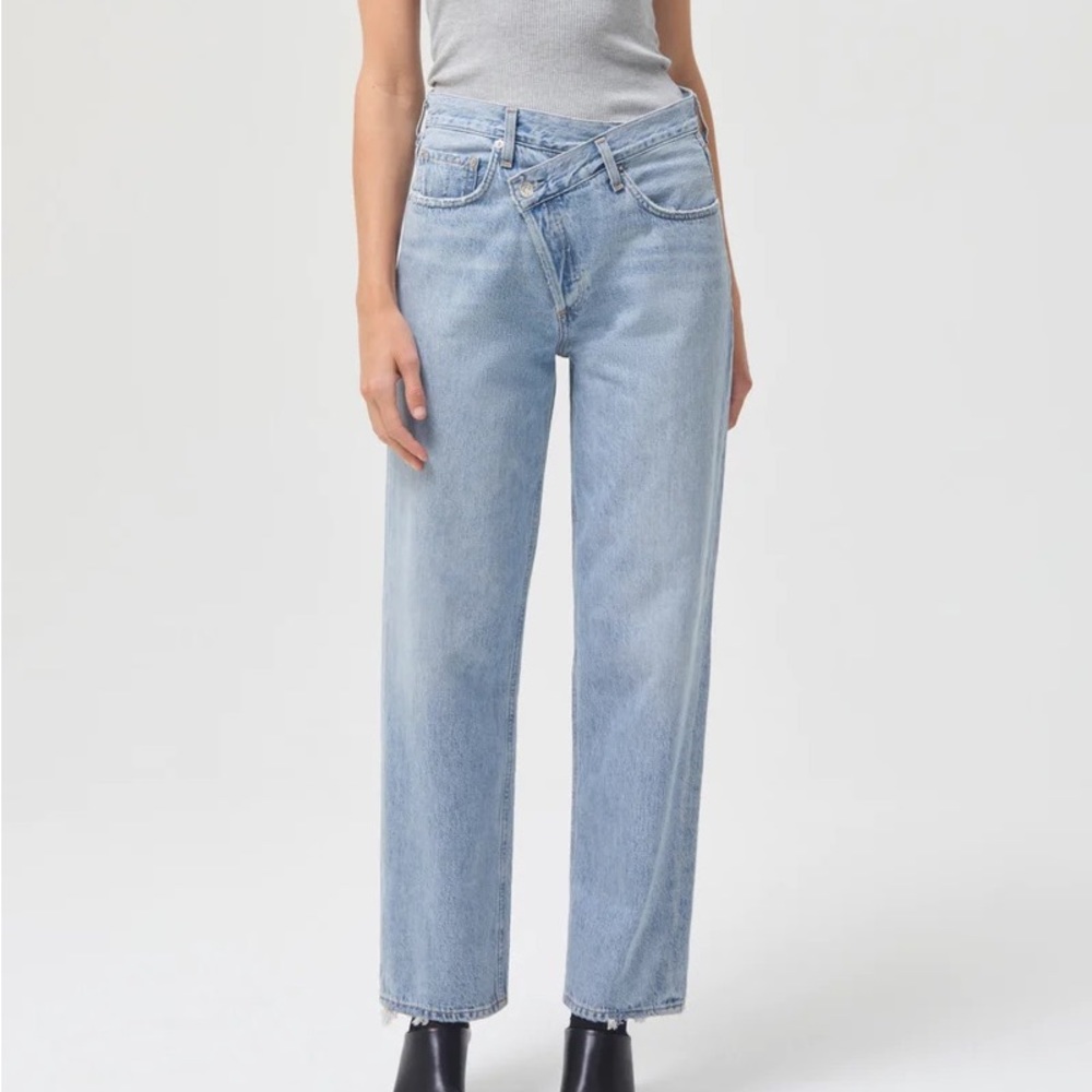 Agolde Criss Cross Jean in Suburbia